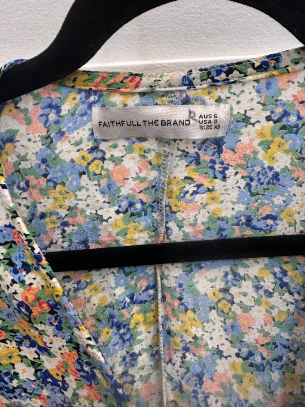 Faithful the Brand Floral Button-Front Wrap Skirt in Multicolor - Picture 5 of 10